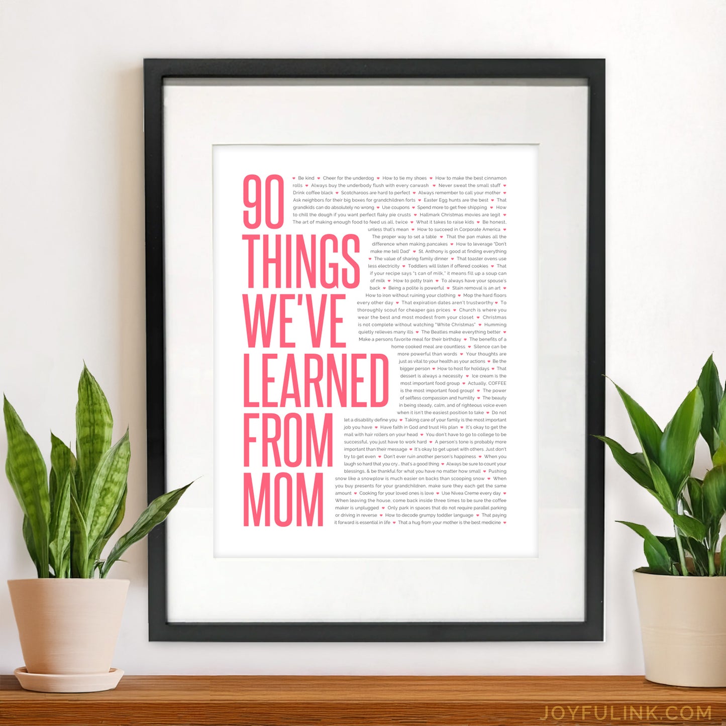 70 Things We've Learned From You | Gifts for Grandpa or Grandma | 70th Birthday Ideas